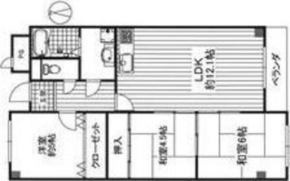 プランドール耳原の物件間取画像